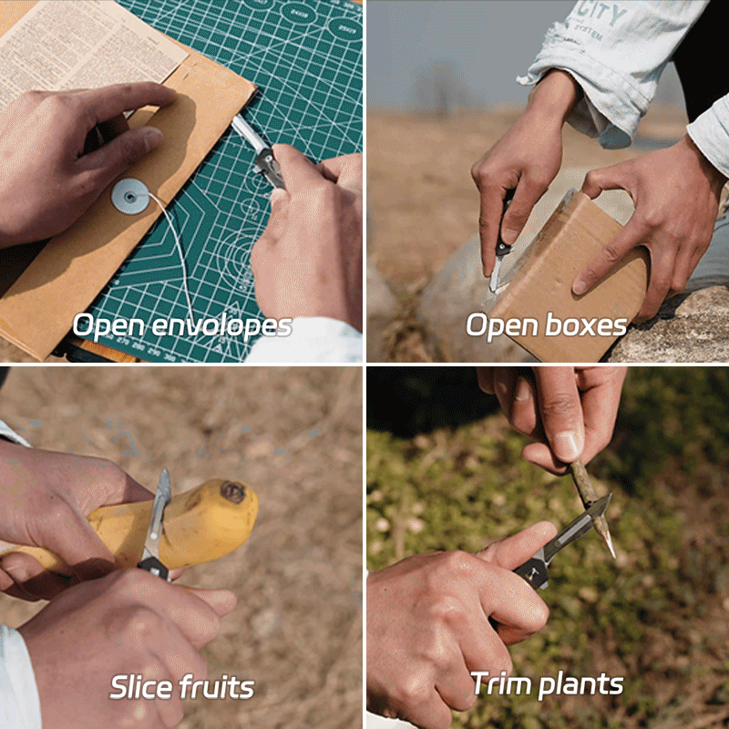 The SerpBlade: Titanium Pocket Utility Folding Scalpel Knife