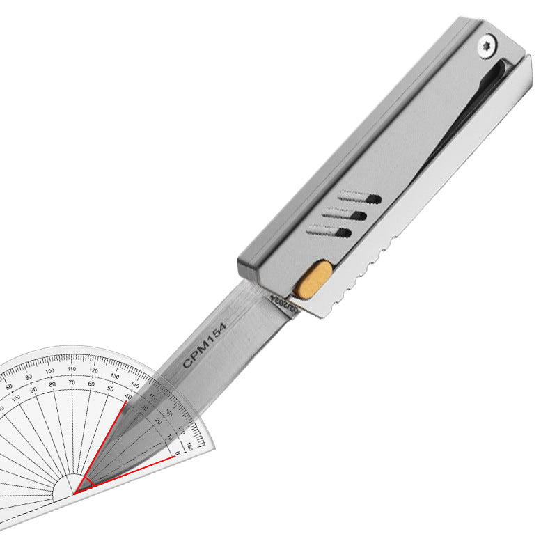 Lightning-Fast Gravity Knife – Al Alloy EDC Blade with One-Hand Opening