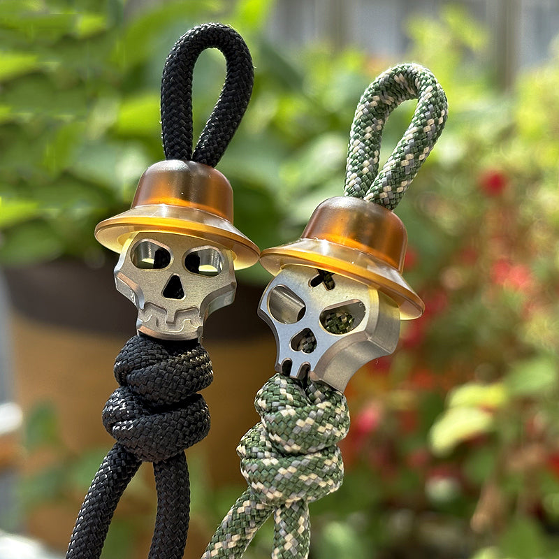 ADD ONS : Punk Skull Titanium Knife Pendant