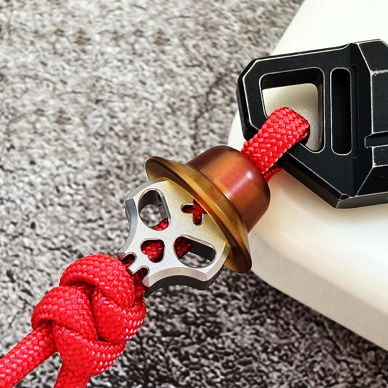 ADD ONS : Punk Skull Titanium Knife Pendant