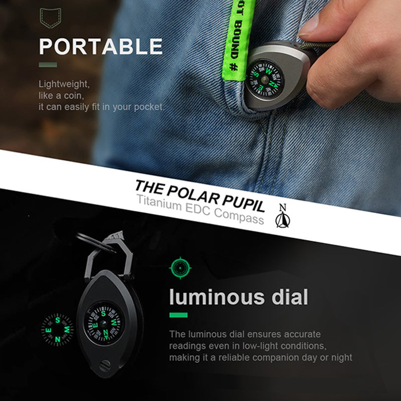 The Polar Pupil: Multi-Tool with Compass and Folding Loupe