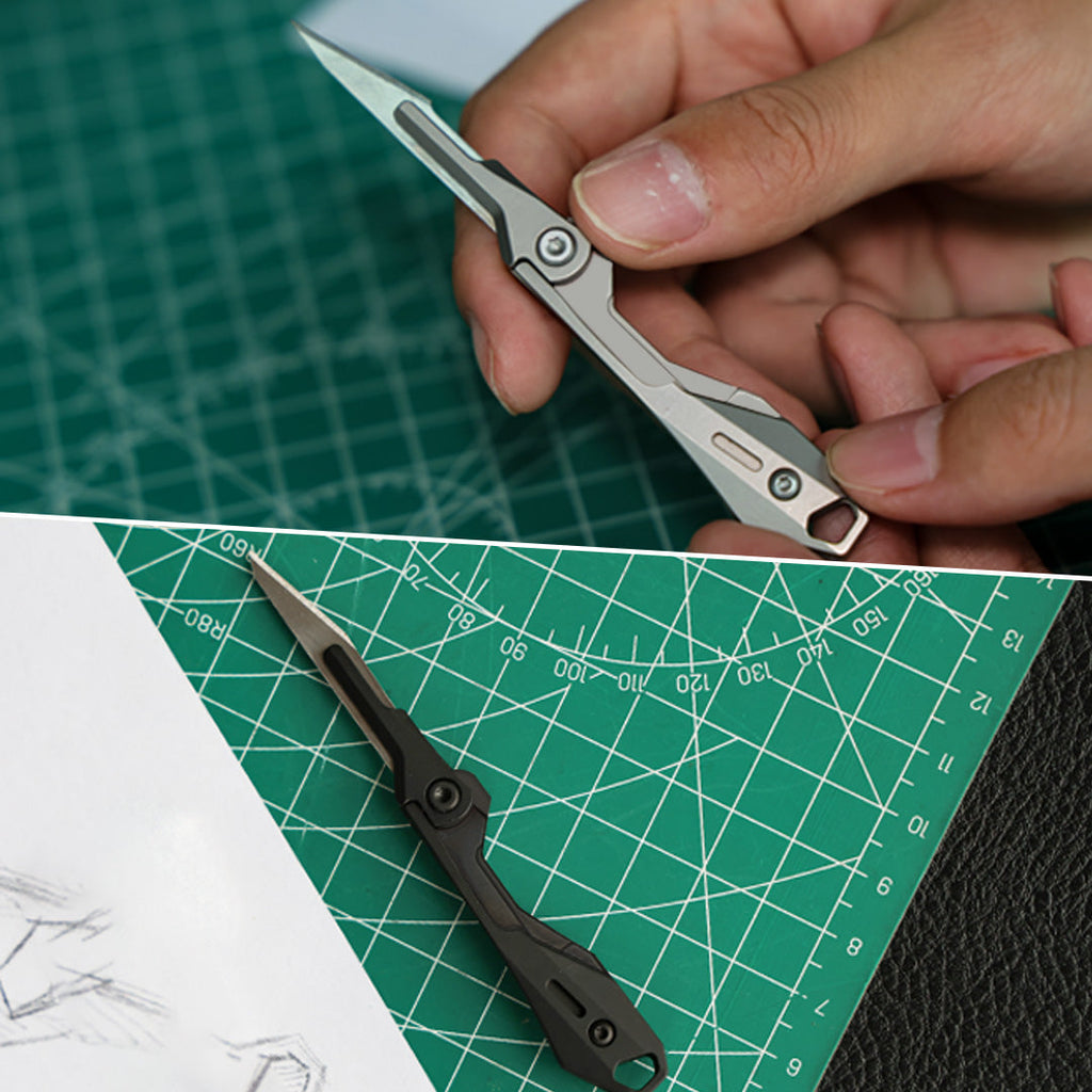 BladeNex: Titanium Micro Folding Scalpel Knife for EDC