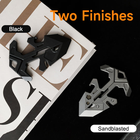 V-Stand: Titanium Multi-Tool Phone Stand for EDC