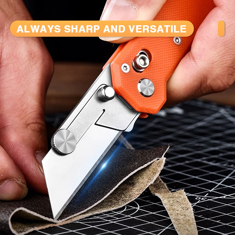 The ViperSlide: Heavy-Duty Multifunctional Folding Utility Knife