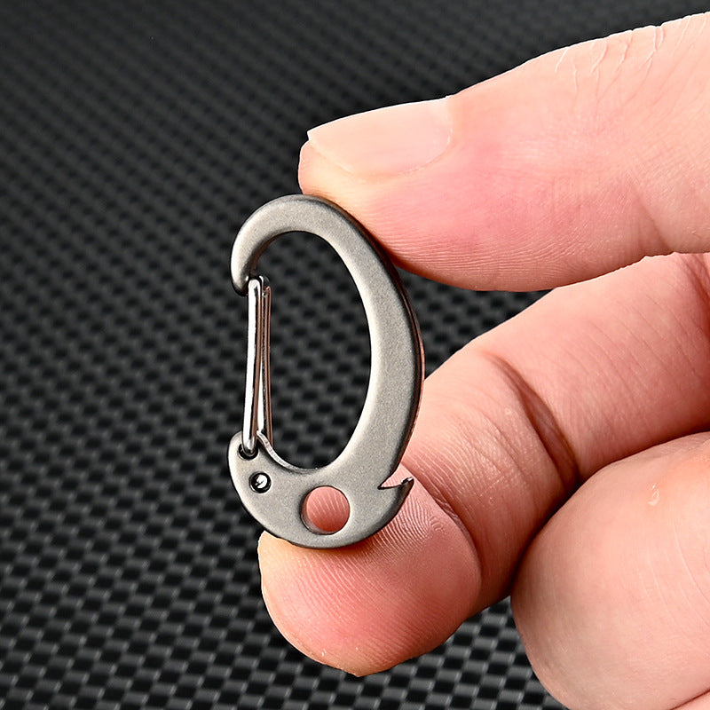 ADD-ONS: Mini titanium alloy car key clip backpack quick-release
