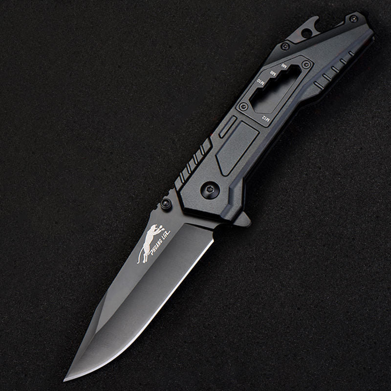 Leopard's Edge:  Stainless Steel Multipurpose Pocket Knife
