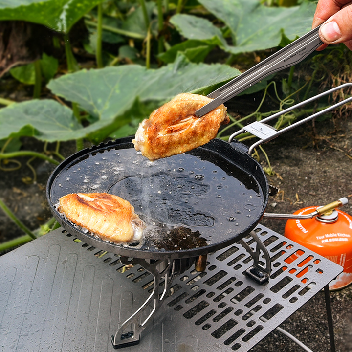AeroTitan - Lightweight Foldable Titanium Skillet