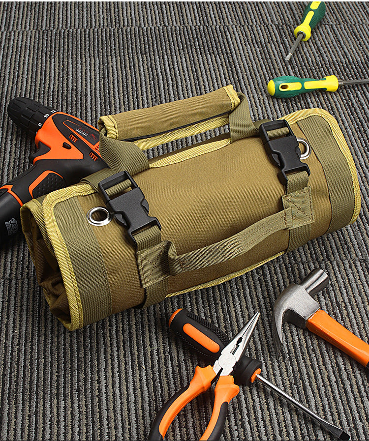 Multi-Functional Roll-Up Tool Organizer – Versatile Storage Bag for Tools & Hardware