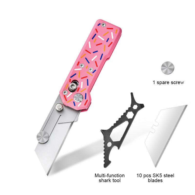 The ViperSlide: Heavy-Duty Multifunctional Folding Utility Knife