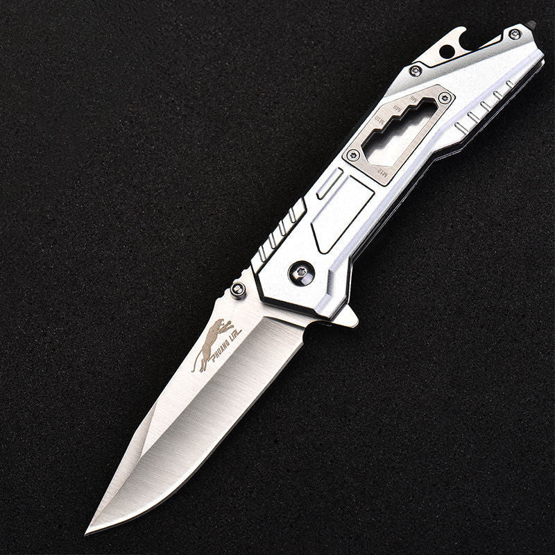 Leopard's Edge:  Stainless Steel Multipurpose Pocket Knife