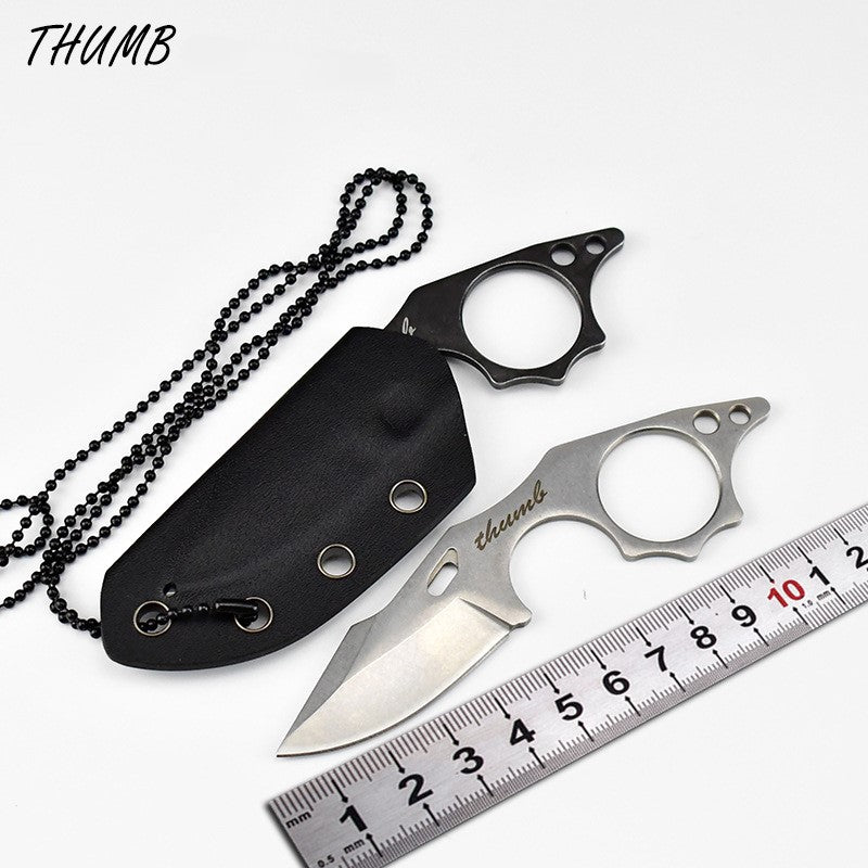 THUMB Mini Fixed Blade Neck Knife for EDC