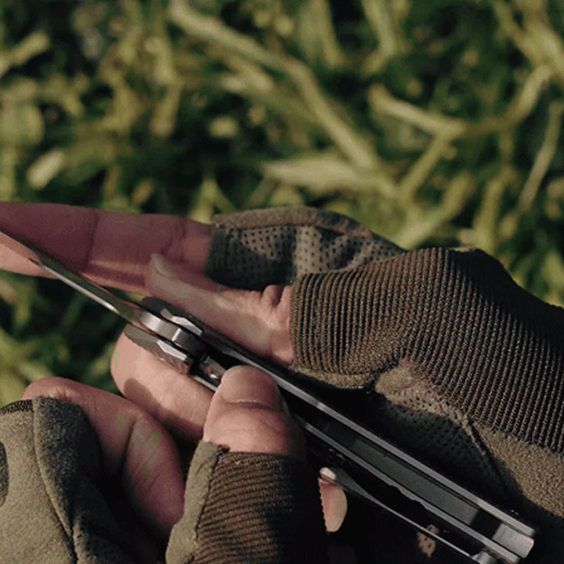 The Shadow Blade: Titanium Handle with M390 Blade EDC Knife