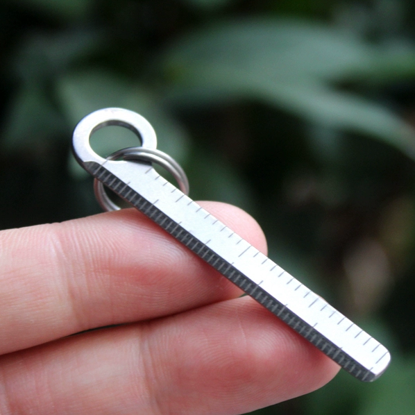 ADD-ONS：Mini Titanium EDC Ruler