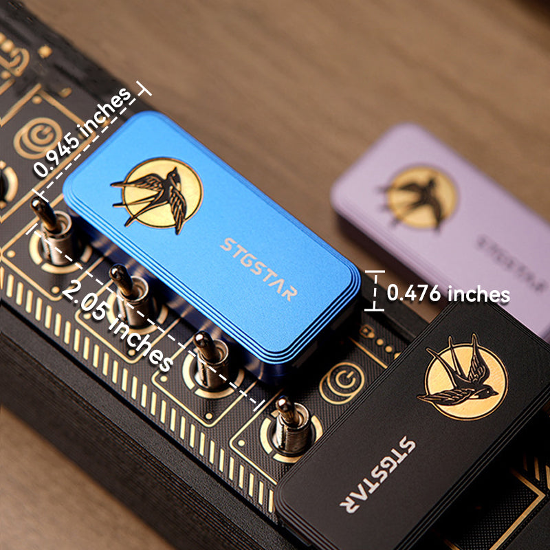 Swallow Metal Push Slider:Clicking EDC Stress Reliever Fidget Toy