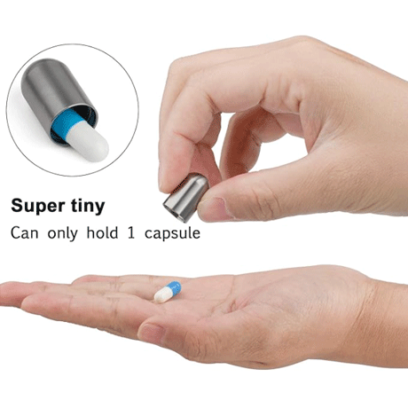 ADD ONS: Titanium Keychain Pill Holder