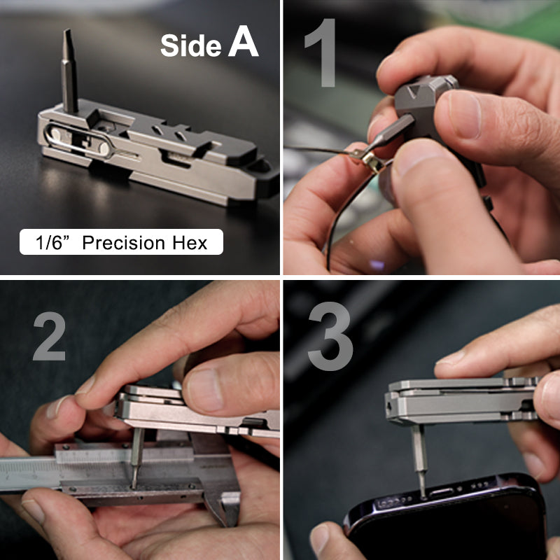 The TriPro Stand: 15-in-1 Titanium EDC Tool and Phone Stand