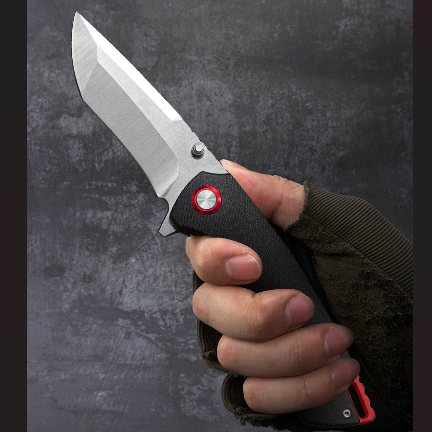 The Lizard Skin: Titanium-Tough G10 Handle Pocket Folding Knife