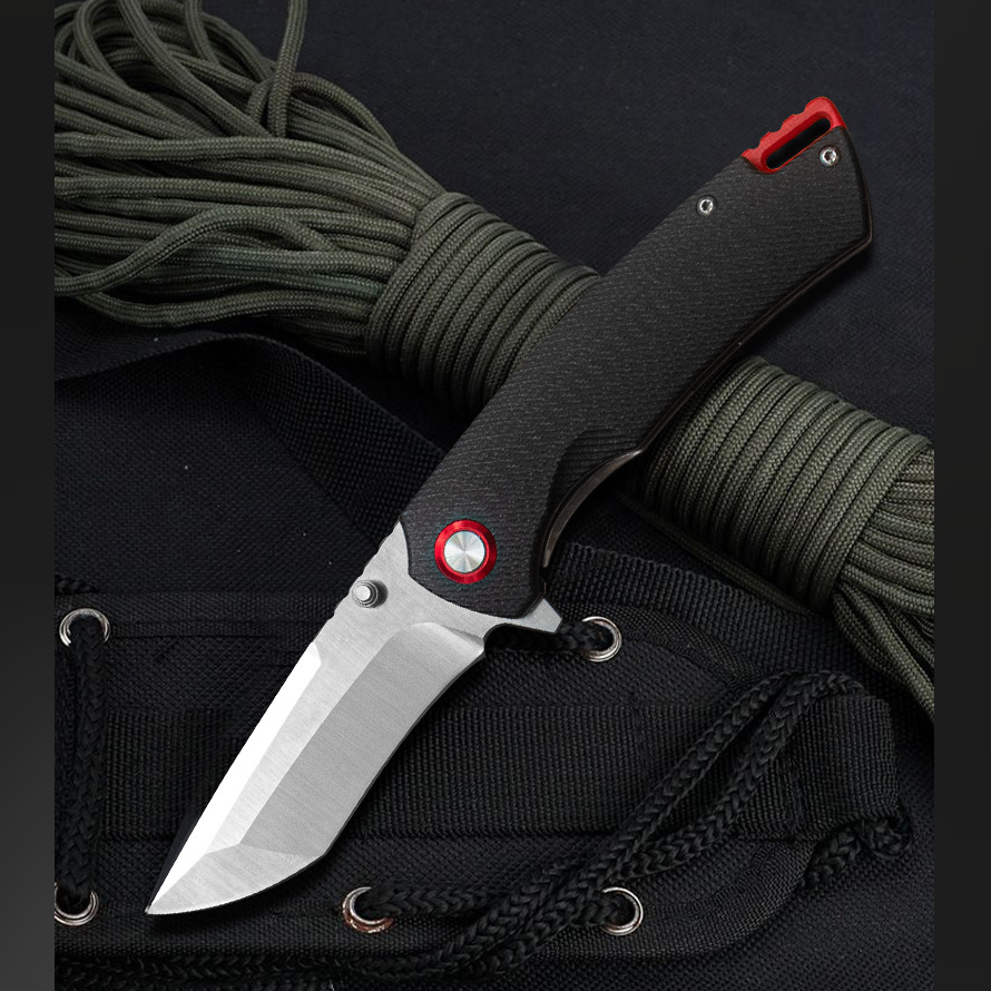 The Lizard Skin: Titanium-Tough G10 Handle Pocket Folding Knife