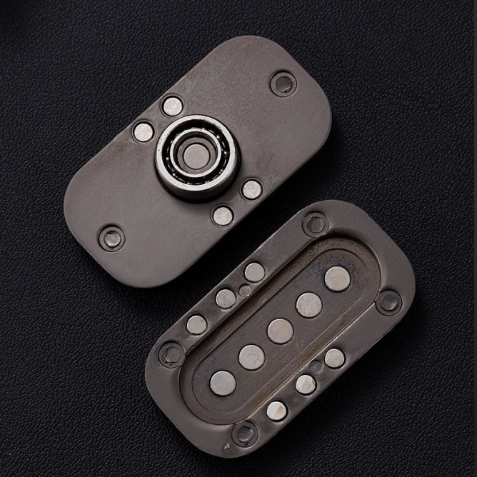 Owl Fidget Coin – 360° Magnetic Spinner