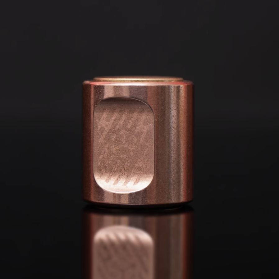 SpinCore-Titanium Fidget Pendant – Precision Spinner, EDC Necklace & Stress Reliever