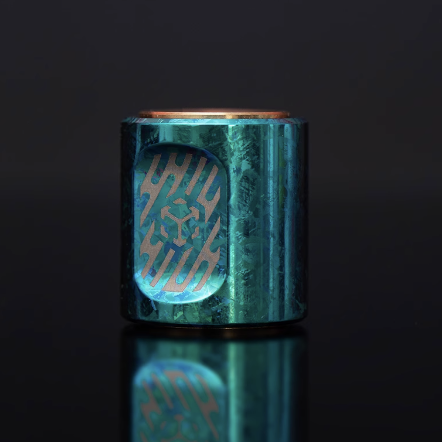 SpinCore-Titanium Fidget Pendant – Precision Spinner, EDC Necklace & Stress Reliever