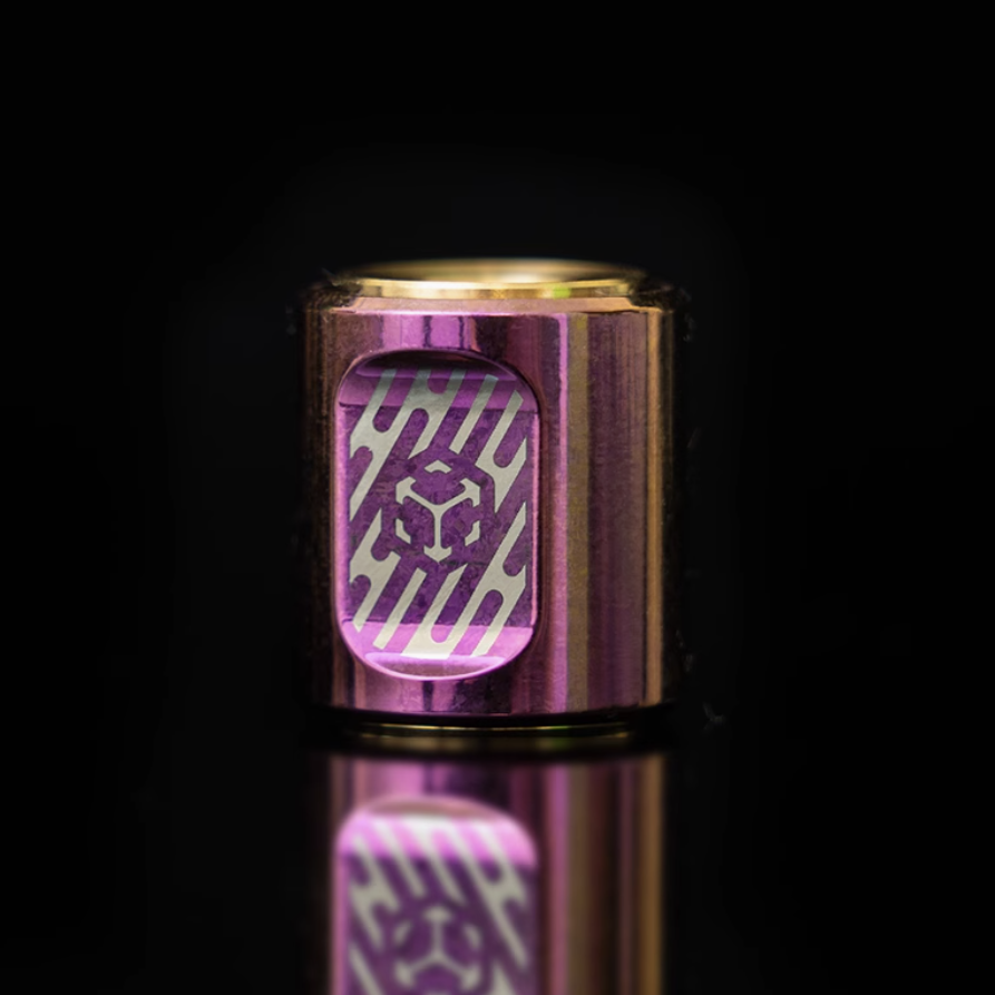 SpinCore-Titanium Fidget Pendant – Precision Spinner, EDC Necklace & Stress Reliever