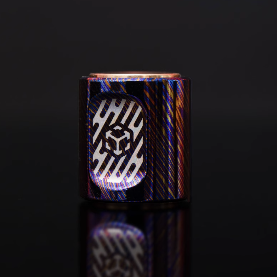 SpinCore-Titanium Fidget Pendant – Precision Spinner, EDC Necklace & Stress Reliever