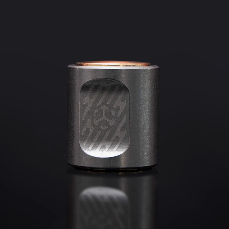 SpinCore-Titanium Fidget Pendant – Precision Spinner, EDC Necklace & Stress Reliever