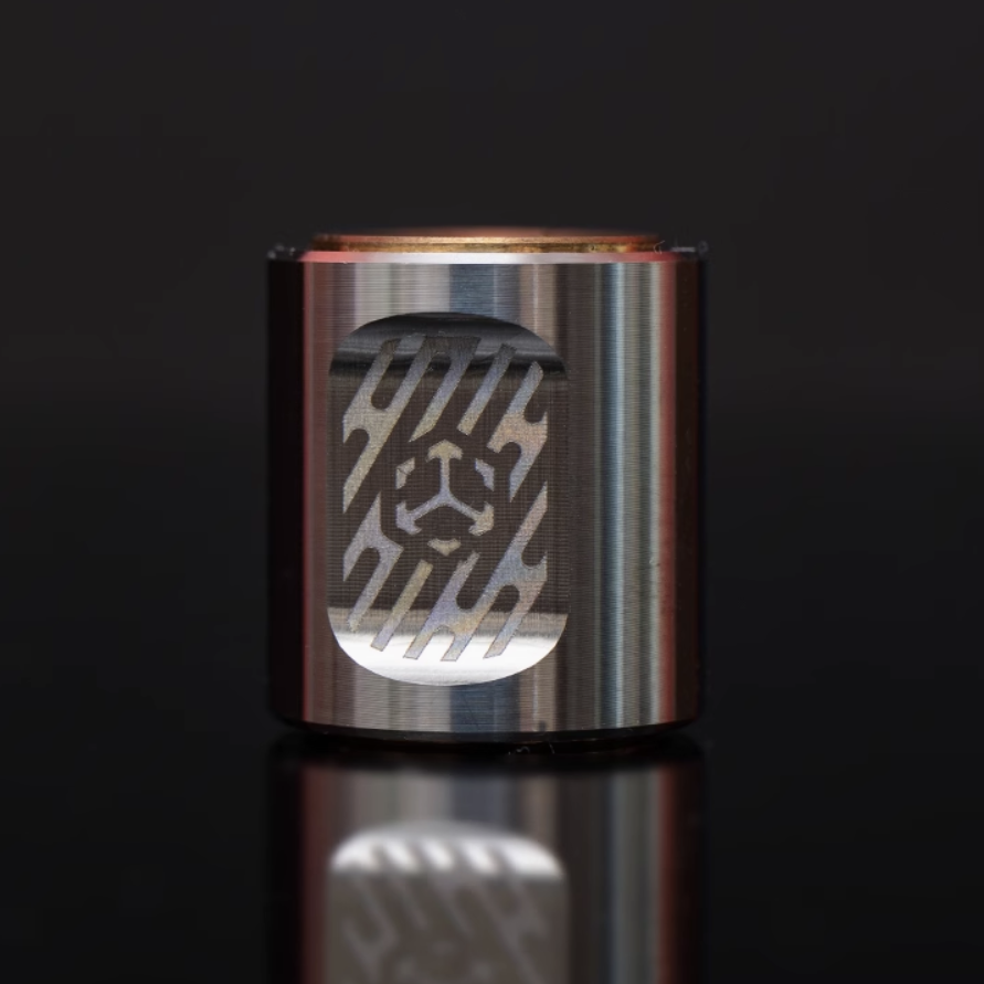 SpinCore-Titanium Fidget Pendant – Precision Spinner, EDC Necklace & Stress Reliever