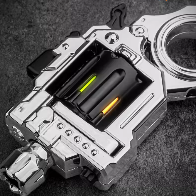 Pocket Flash:Alloy Agent Sky Police Revolver Soft Bullet Gun