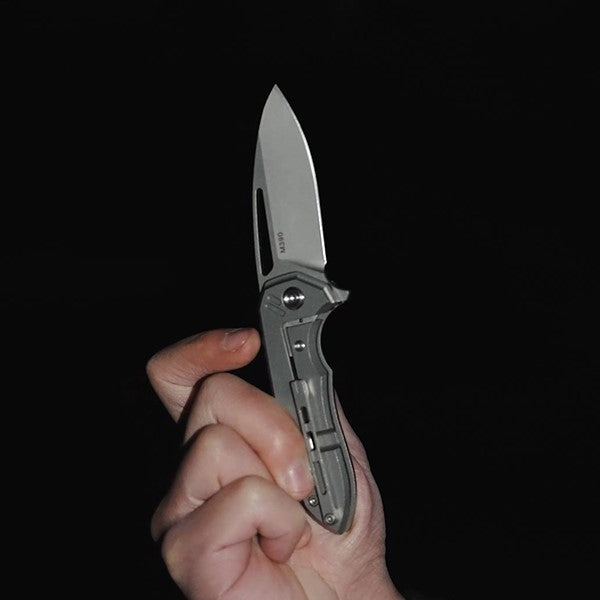 The Cicada Knife: Ti Handle with M390 Blade EDC Knife