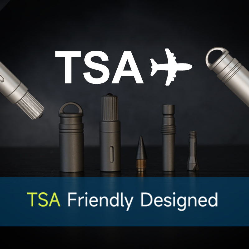 DartInk – Quick-Release Titanium Mini Pen & Knife