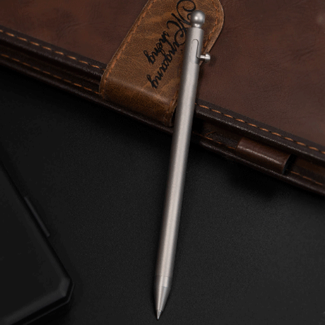 ADD-ONS:Mini Titanium Bolt Action Pen