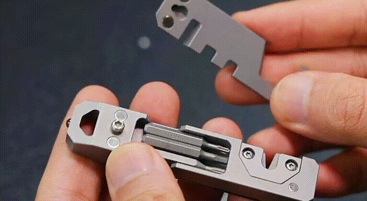 The TriPro Stand: 15-in-1 Titanium EDC Tool and Phone Stand